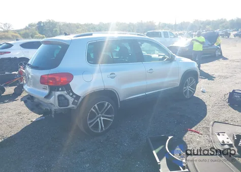 2017 Volkswagen Tiguan 2.0T Sel из США, поврежденный, VIN WVGWV7AX8HK016409